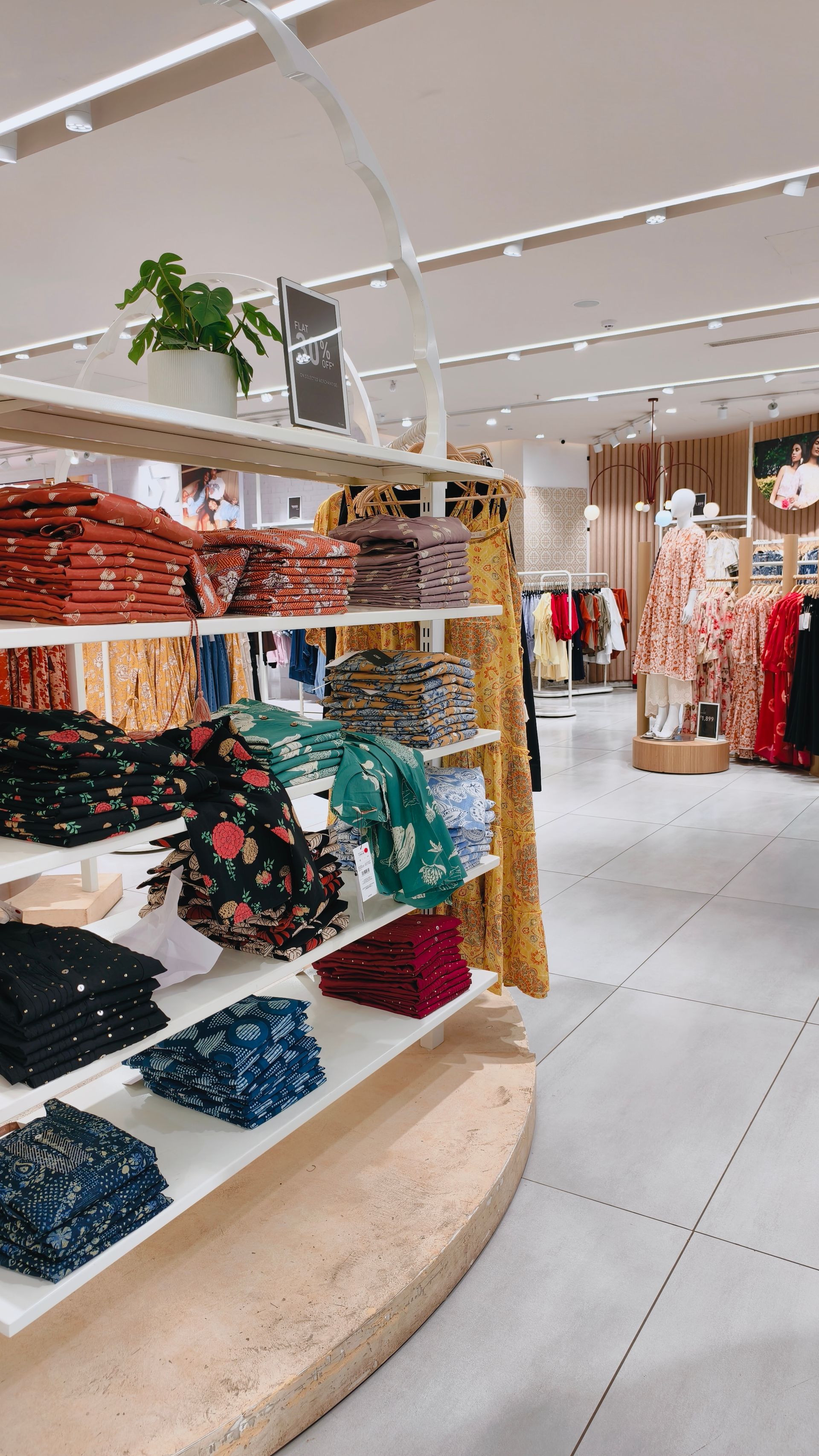 A modern retail store team at work
